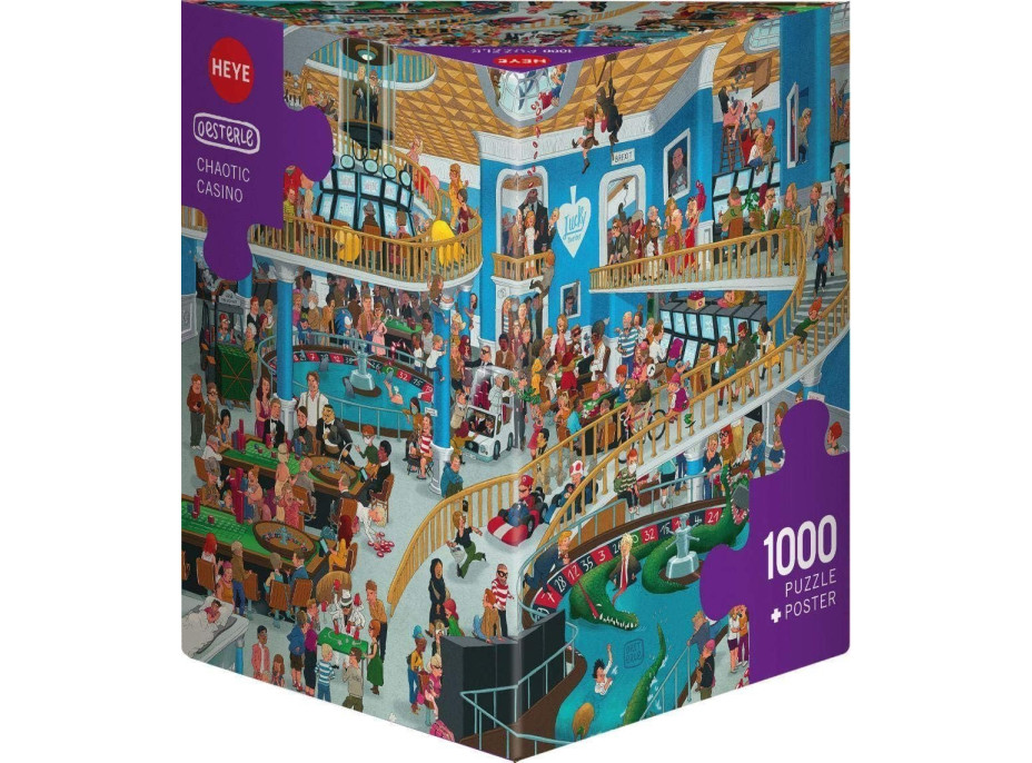 HEYE Puzzle Chaotické kasíno 1000 dielikov