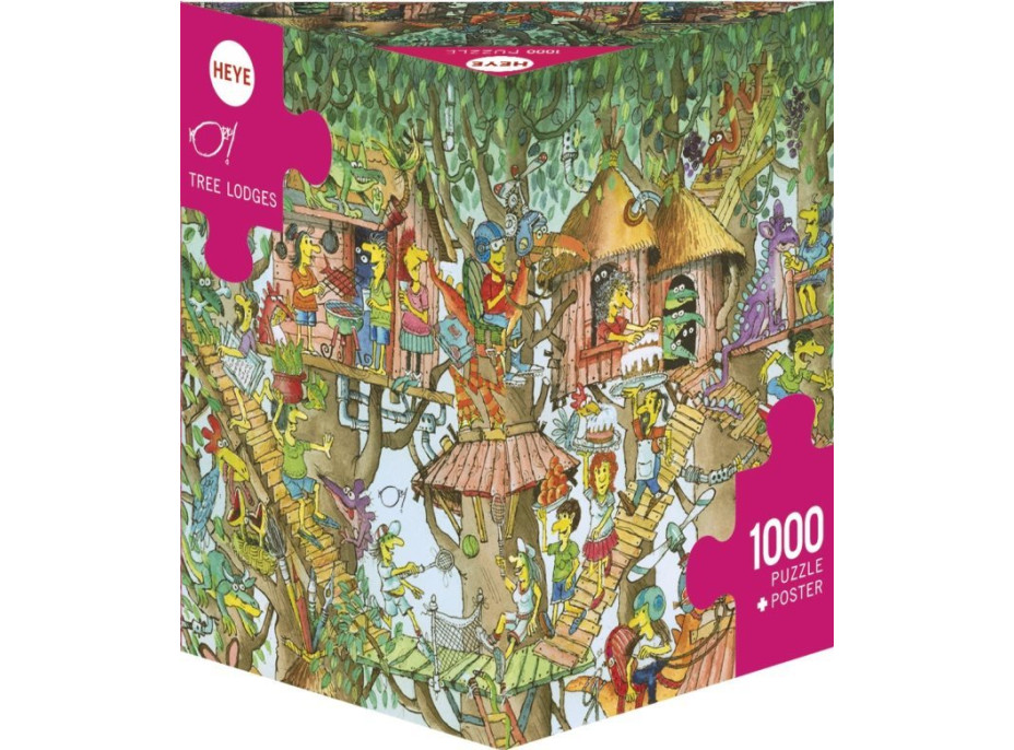 HEYE Puzzle Chaty na stromoch 1000 dielikov