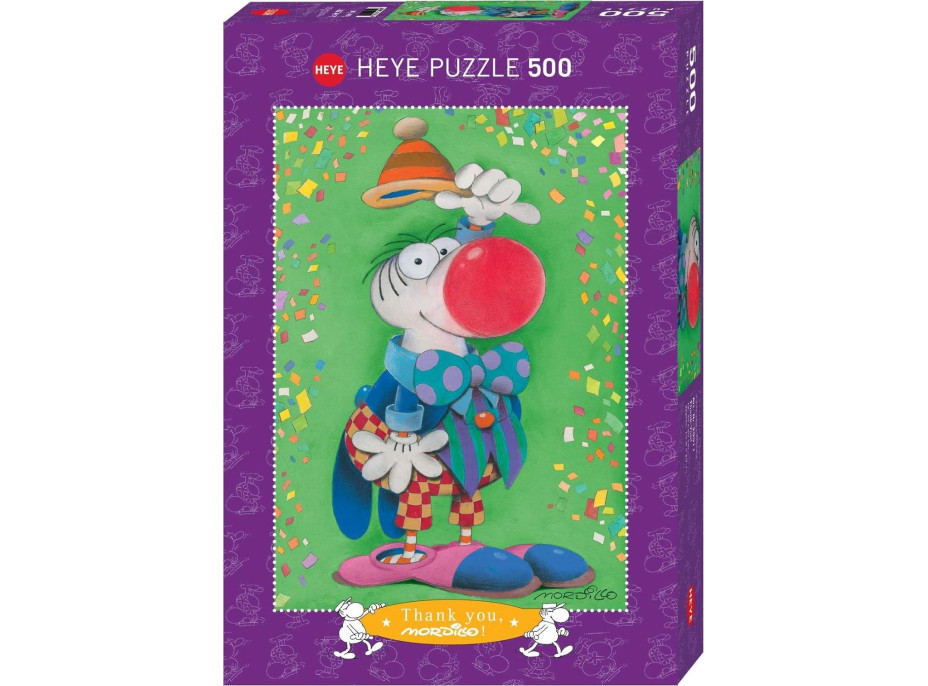 HEYE Puzzle Cartoon Classics: Ďakujem Ti! 500 dielikov