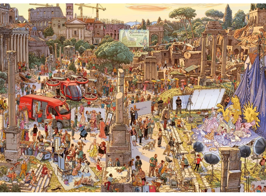 HEYE Puzzle Fotenie módnej prehliadky 2000 dielikov