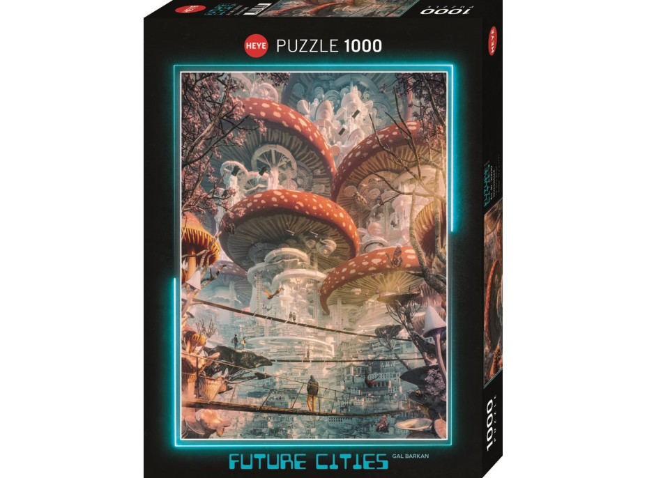 HEYE Puzzle Future Cities: Krajina húb 1000 dielikov