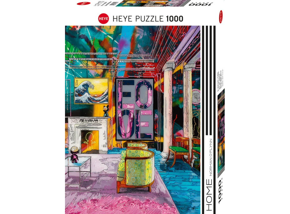 HEYE Puzzle Home: Izba s vlnou 1000 dielikov