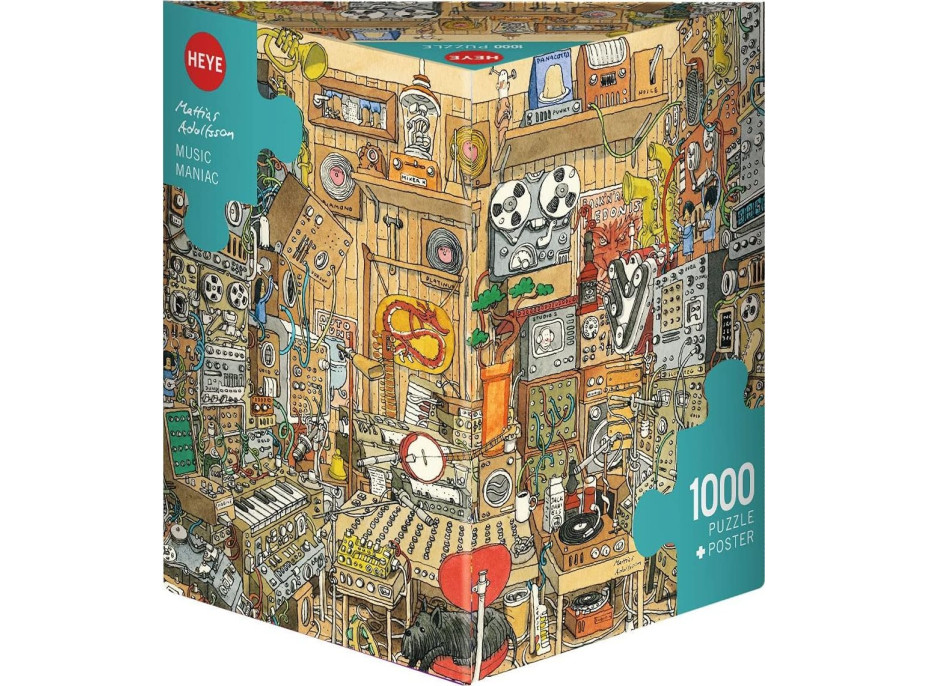 HEYE Puzzle Hudobný maniak 1000 dielikov