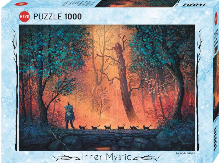 HEYE Puzzle Inner Mystic: Pochod lesom 1000 dielikov