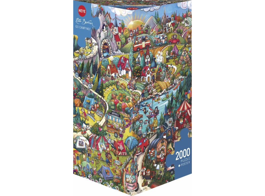 HEYE Puzzle Choďte táboriť! 2000 dielikov