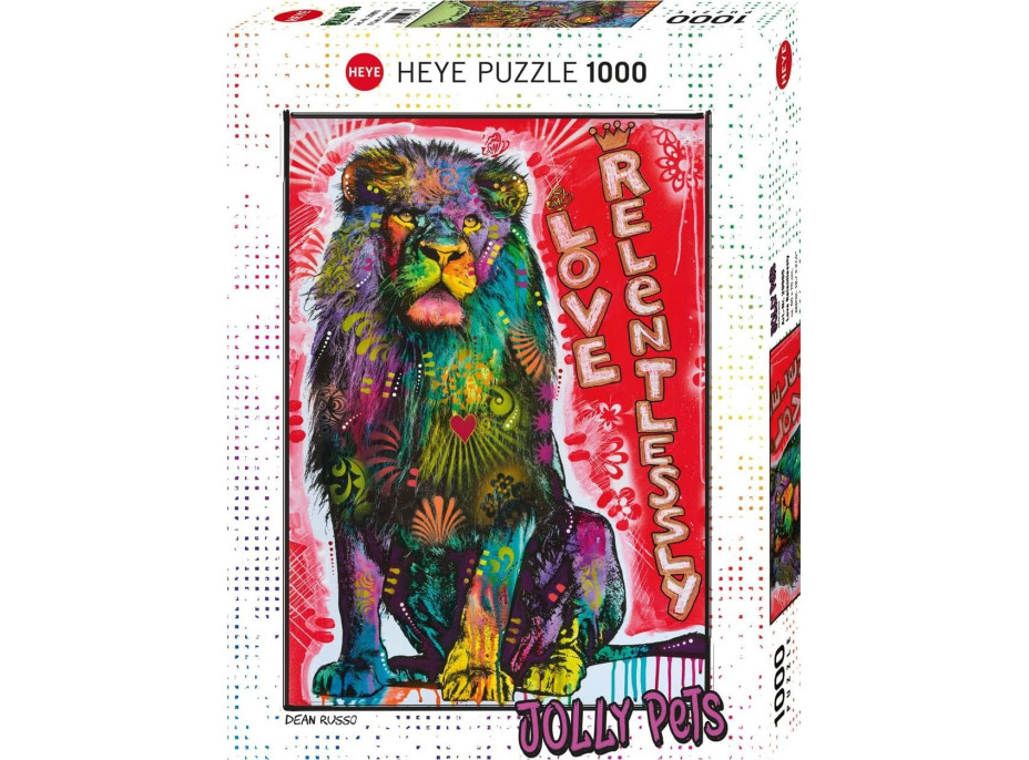 HEYE Puzzle Jolly Pets: Neúnavná láska 1000 dielikov