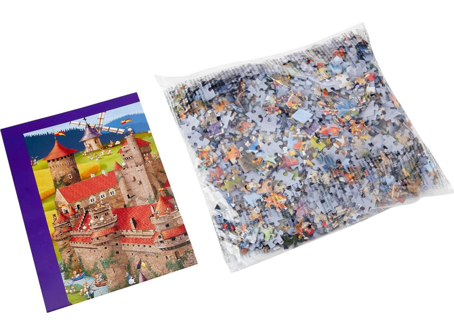 HEYE Puzzle Králičie bitky 1000 dielikov