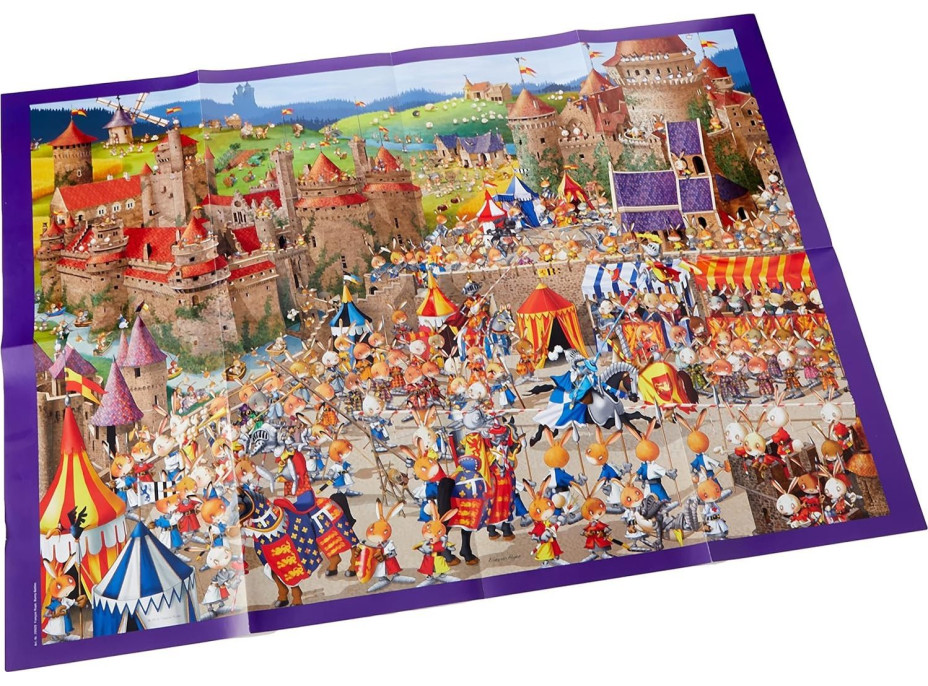 HEYE Puzzle Králičie bitky 1000 dielikov