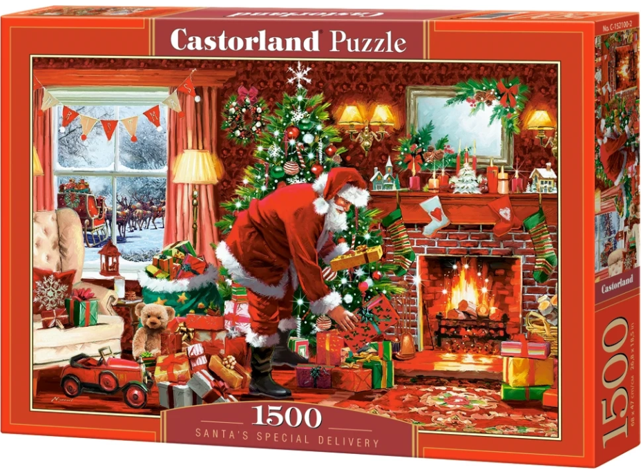 CASTORLAND Puzzle Santova špeciálna roznáška 1500 dielikov