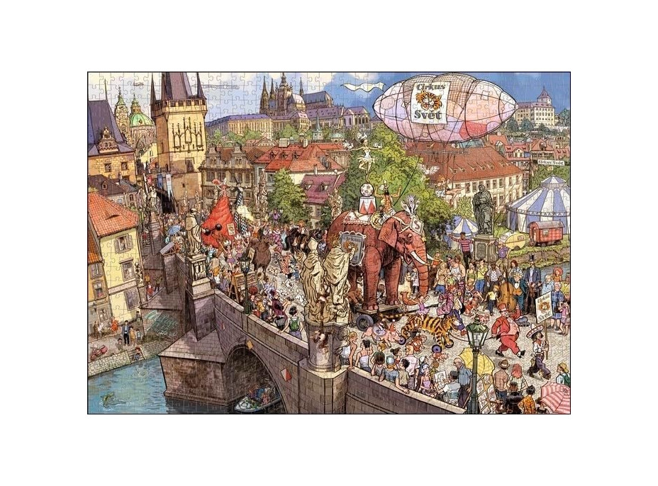 HEYE Puzzle Pouličný sprievod 2000 dielikov