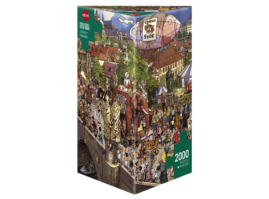 HEYE Puzzle Pouličný sprievod 2000 dielikov