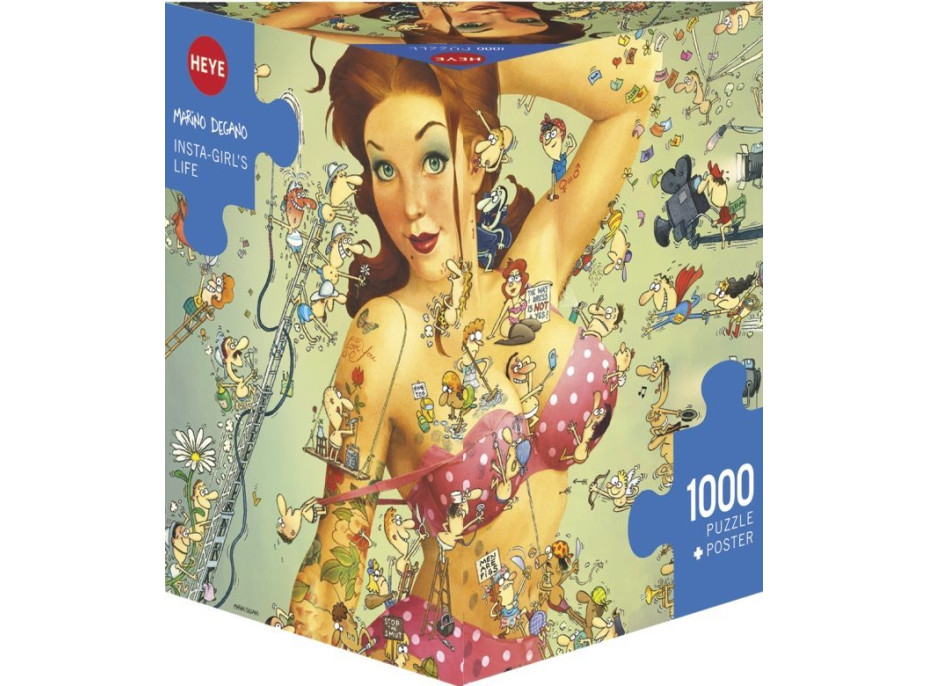 HEYE Puzzle Život Insta-dievčatá 1000 dielikov