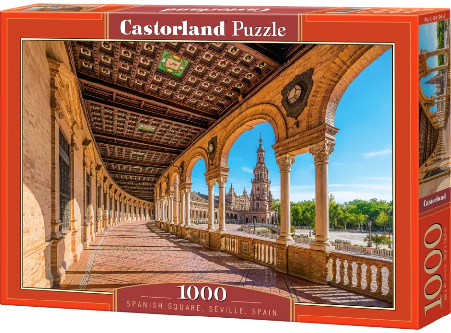 CASTORLAND Puzzle Španielske námestie, Sevilla 1000 dielikov