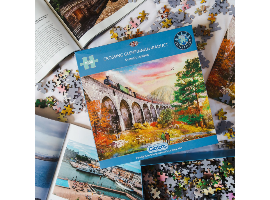 GIBSONS Puzzle Viadukt Glenfinnan 1000 dielikov