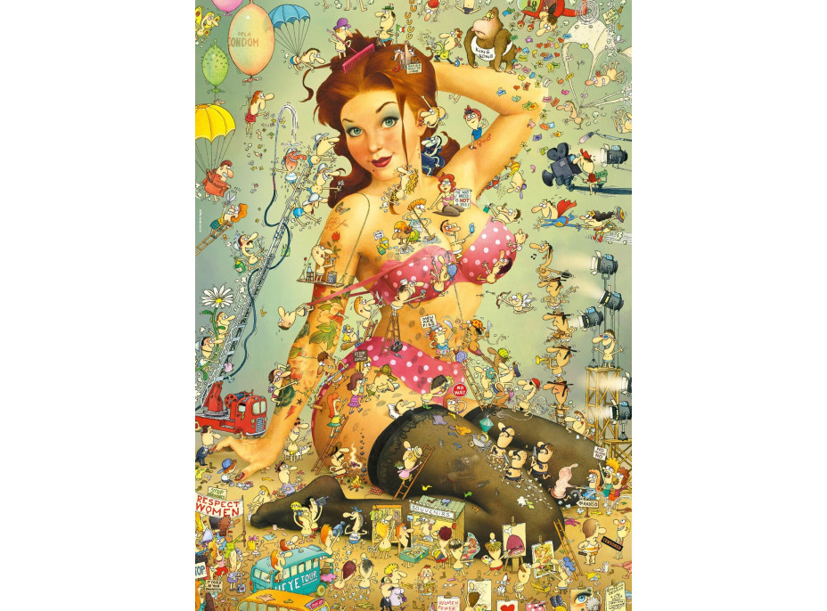 HEYE Puzzle Život Insta-dievčatá 1000 dielikov