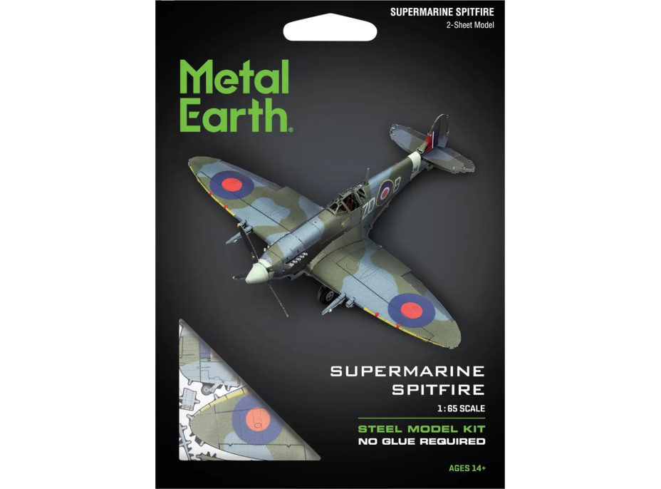 METAL EARTH 3D puzzle Lietadlo Supermarine Spitfire