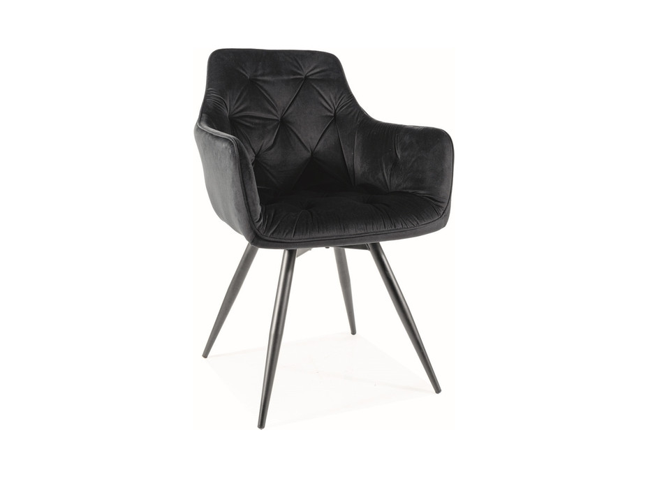 Jedálenská stolička MAGA - čierna / čierna