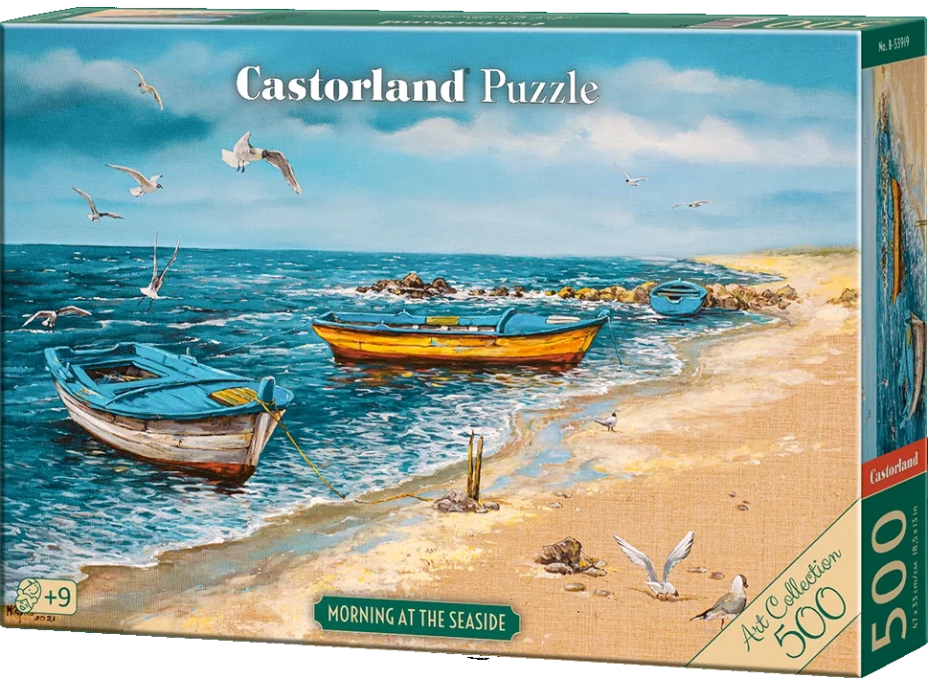 CASTORLAND Puzzle Art Collection: Ráno na morskom pobreží 500 dielikov