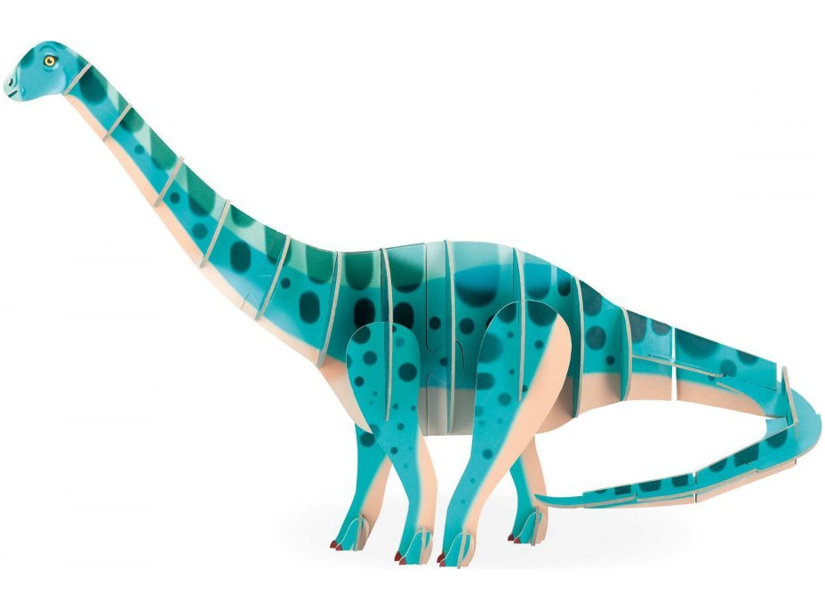 JANOD 3D puzzle Diplodocus 42 dielikov