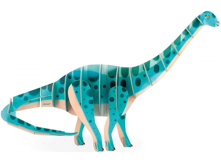 JANOD 3D puzzle Diplodocus 42 dielikov