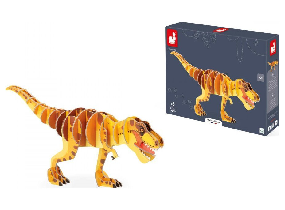 JANOD 3D puzzle T-Rex 27 dielikov