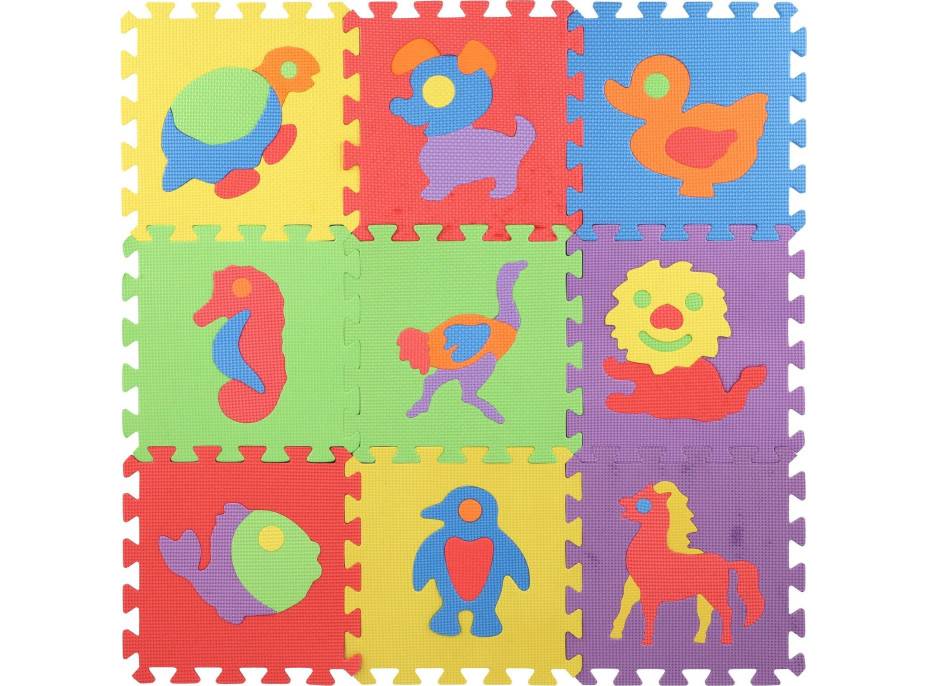 TEDDIES Penové puzzle Zvieratá (27x27)