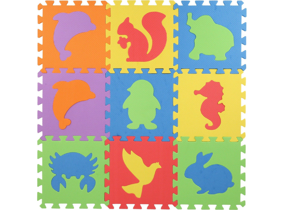 TEDDIES Penové puzzle Zvieratká (27x27)