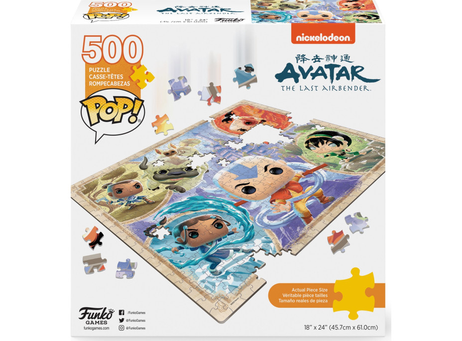 FUNKO GAMES Puzzle POP! Posledný vládca vetra 500 dielikov