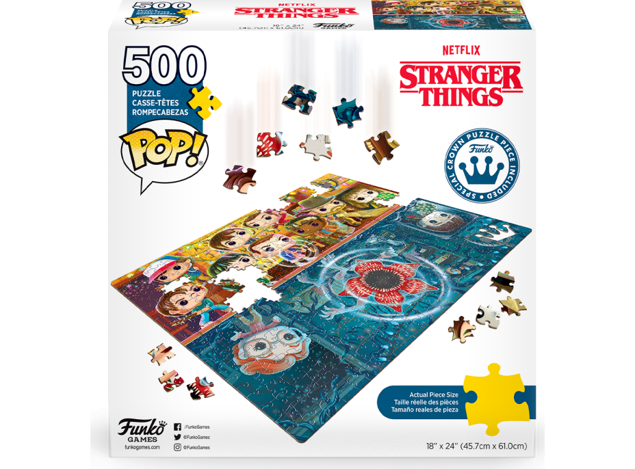 FUNKO GAMES Puzzle POP! Stranger Things 500 dielikov