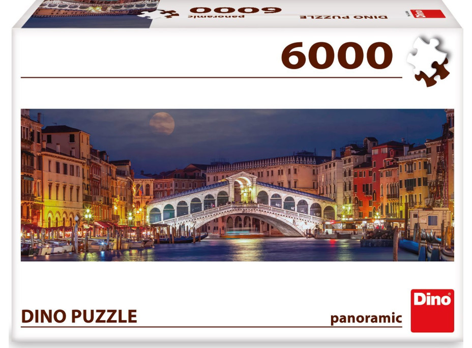 DINO Panoramatické puzzle Most Rialto 6000 dielikov