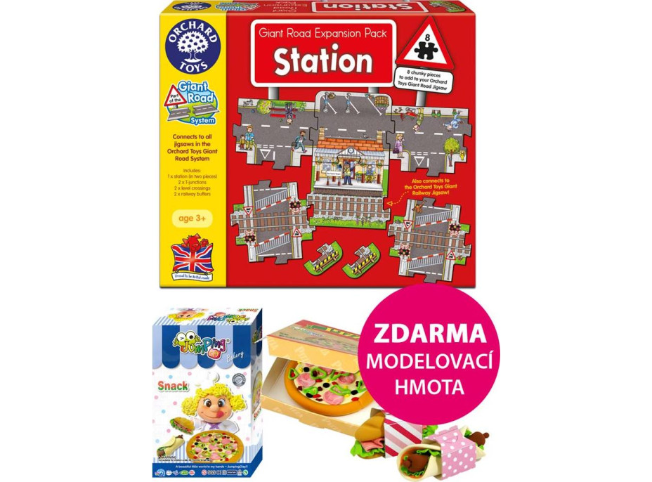 Orchard Toys Puzzle - Nádražie 8 dielikov