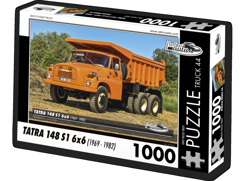 RETRO-AUTA Puzzle TRUCK č.44 Tatra 148 S1 6x6 (1969 - 1982) 1000 dielikov