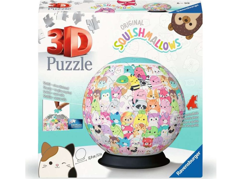 RAVENSBURGER 3D Puzzleball Squishmallows 72 dielikov