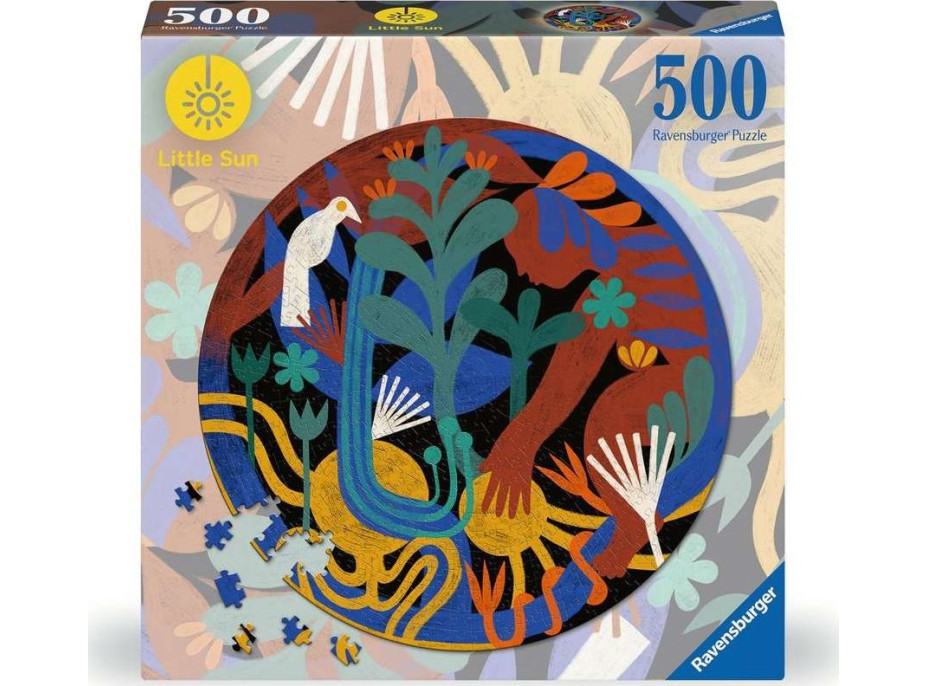 RAVENSBURGER Guľaté puzzle Little Sun: Zmena k lepšiemu 500 dielikov