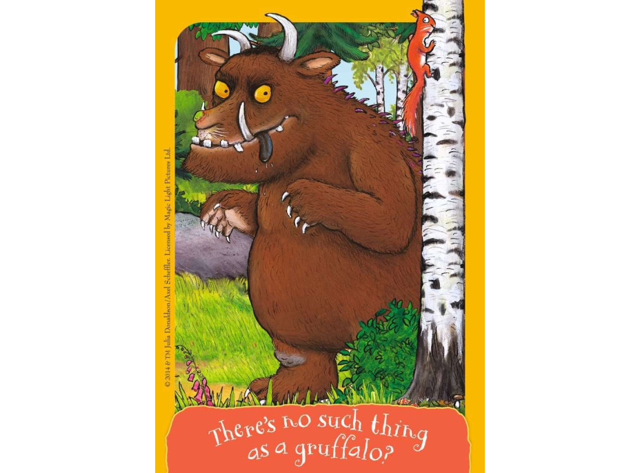 RAVENSBURGER Moje prvé puzzle: Gruffalo 4v1 (2,3,4,5 dielikov)