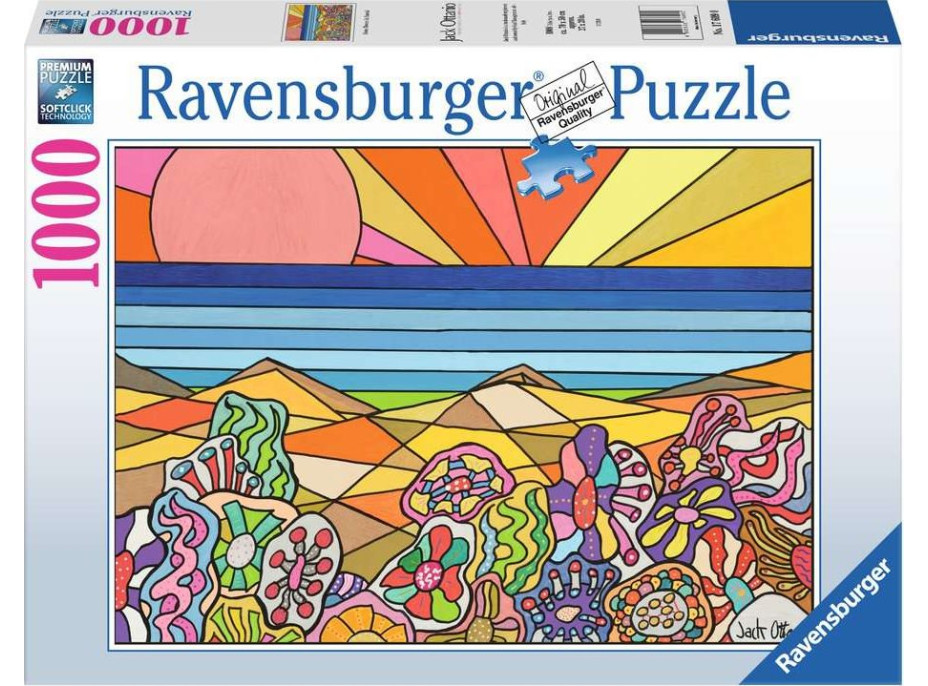 RAVENSBURGER Puzzle Kamenné kvety na Havaji 1000 dielikov