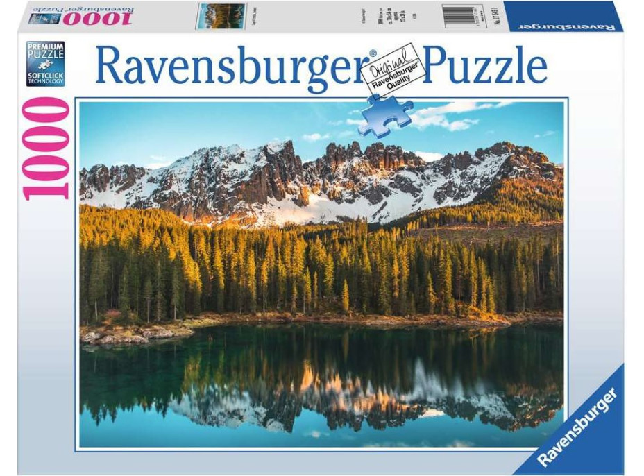 RAVENSBURGER Puzzle Jazero Karersee, Taliansko 1000 dielikov