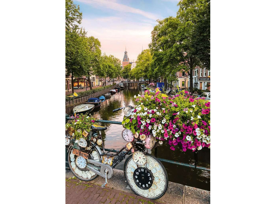 RAVENSBURGER Puzzle Bicykel v Amsterdame 1000 dielikov