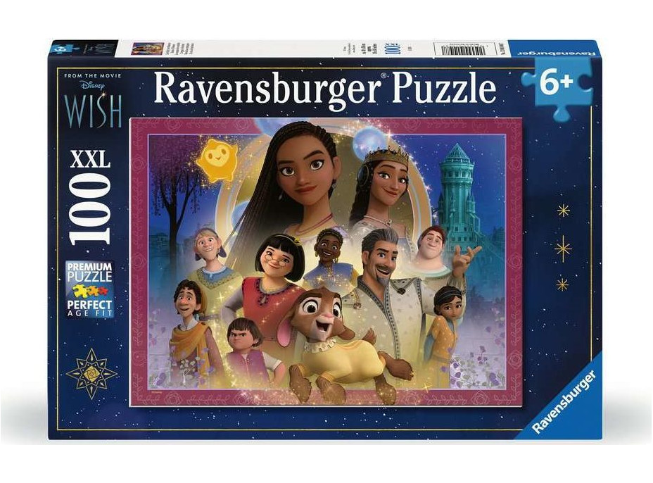 RAVENSBURGER Puzzle Prianie: Obľúbení hrdinovia XXL 100 dielikov