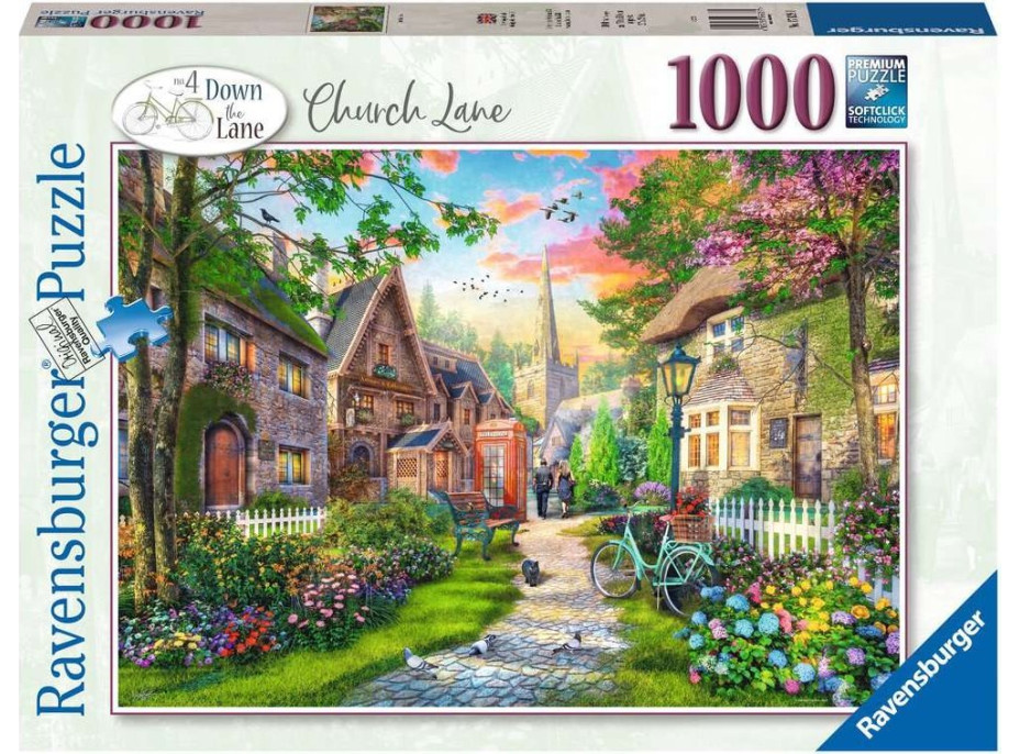 RAVENSBURGER Puzzle Church Lane 1000 dielikov