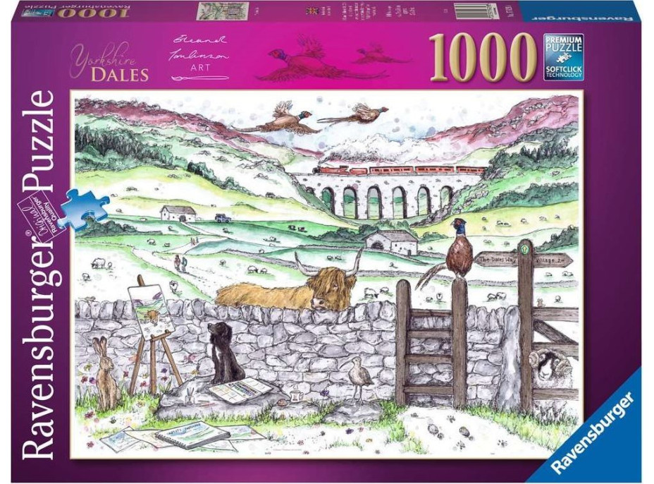 RAVENSBURGER Puzzle Život v Yorkshire 1000 dielikov