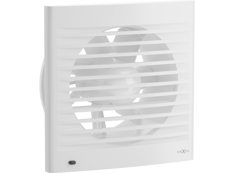 Kúpeľňový ventilátor MEXEN EXS 150 so spätnou klapkou - biely, W9604-150-00