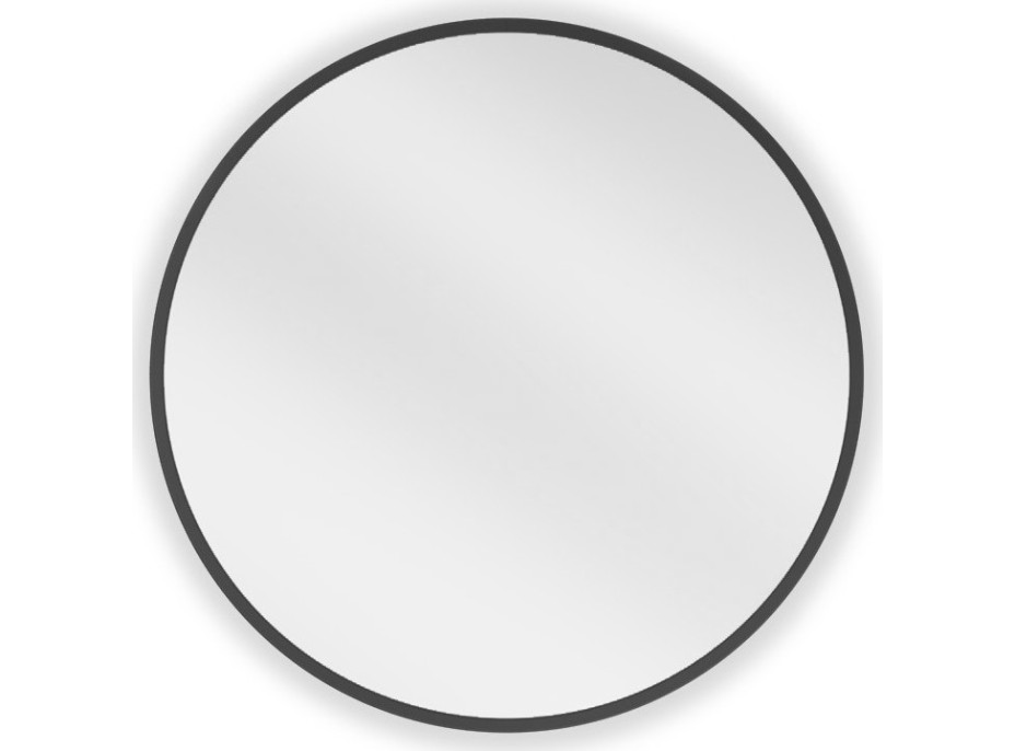 Okrúhle zrkadlo MEXEN LOFT 40 cm - čierny rám, 9850-040-040-000-70