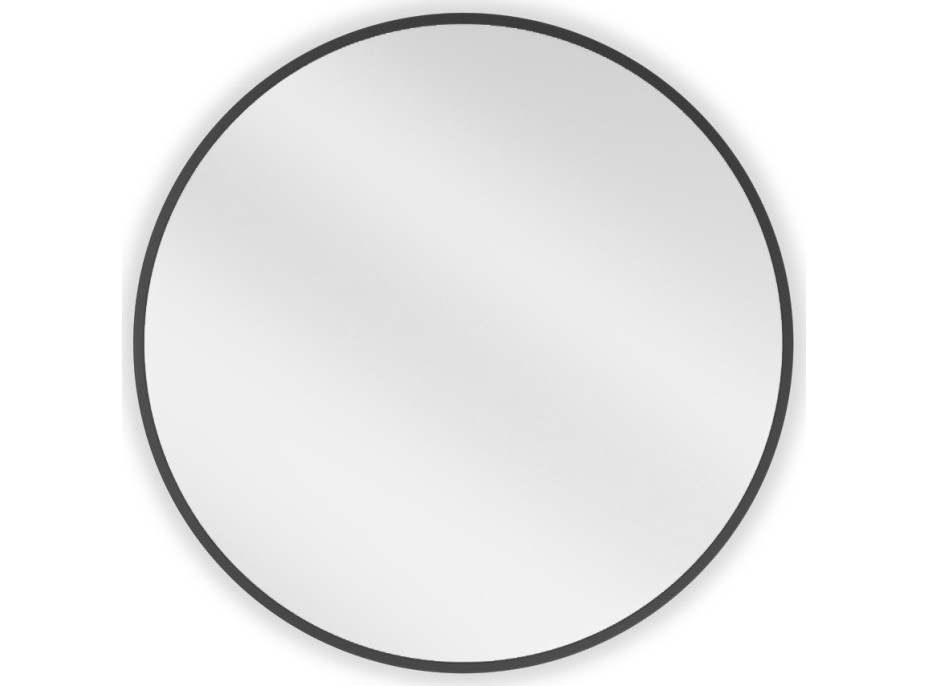 Okrúhle zrkadlo MEXEN LOFT 65 cm - čierny rám, 9850-065-065-000-70