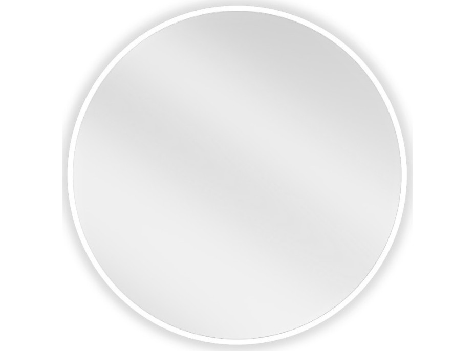Okrúhle zrkadlo MEXEN LOFT 60 cm - biely rám, 9850-060-060-000-20