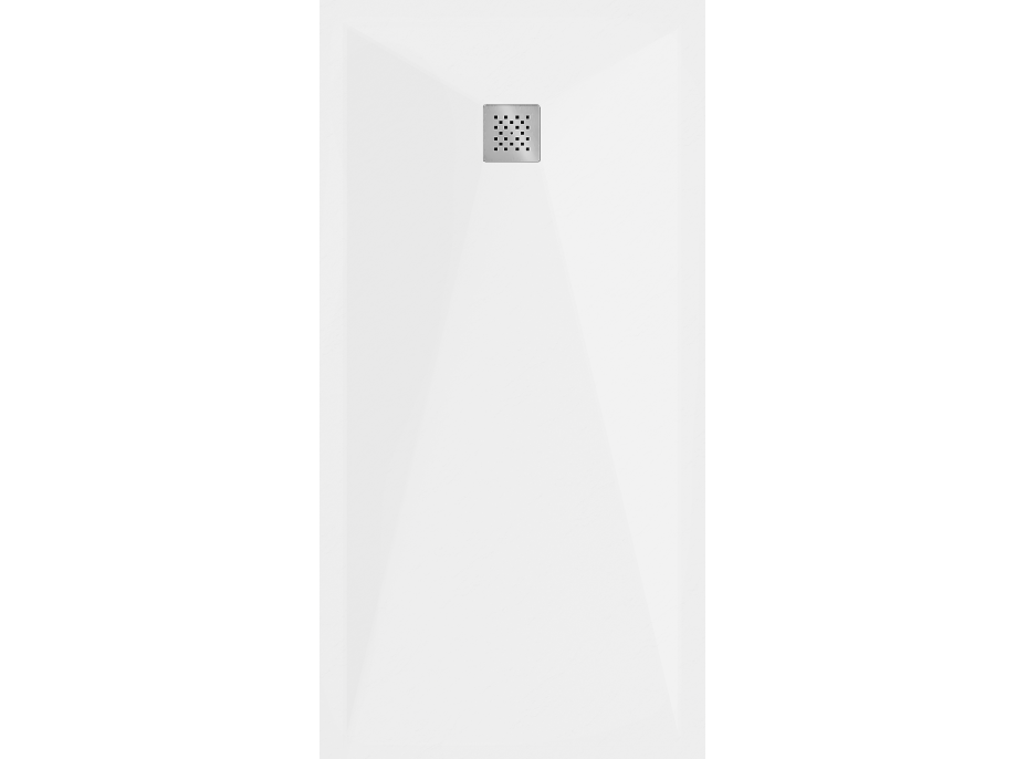 Sprchová vanička MEXEN STONE+ 100x200 cm - biela - minerálny kompozit, 44101020
