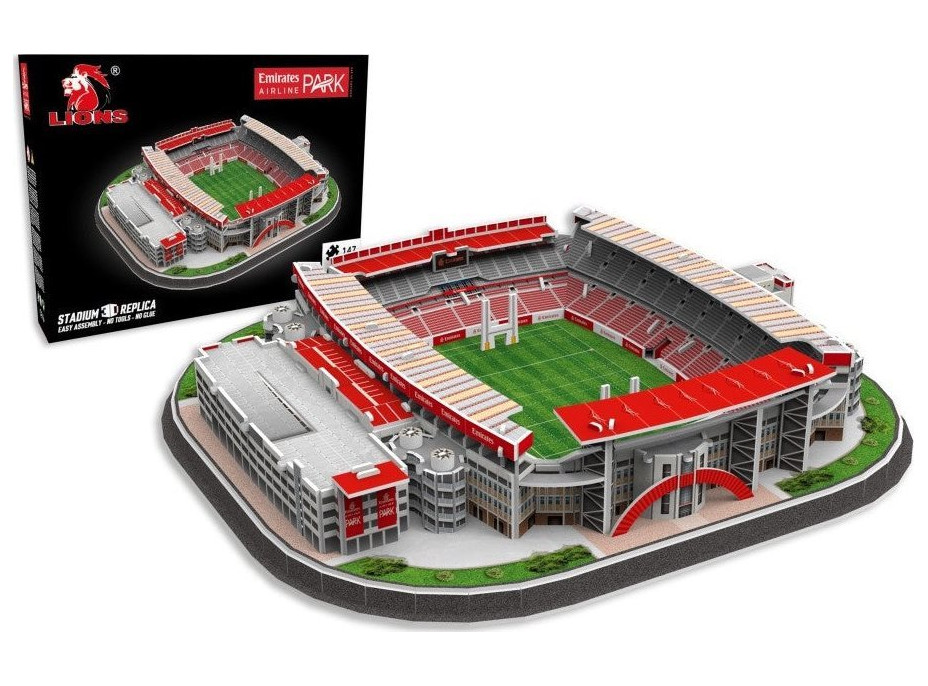 ŠTÁDIUM 3D REPLICA 3D puzzle Štadión Emirates Airline Park - Lions 147 dielikov