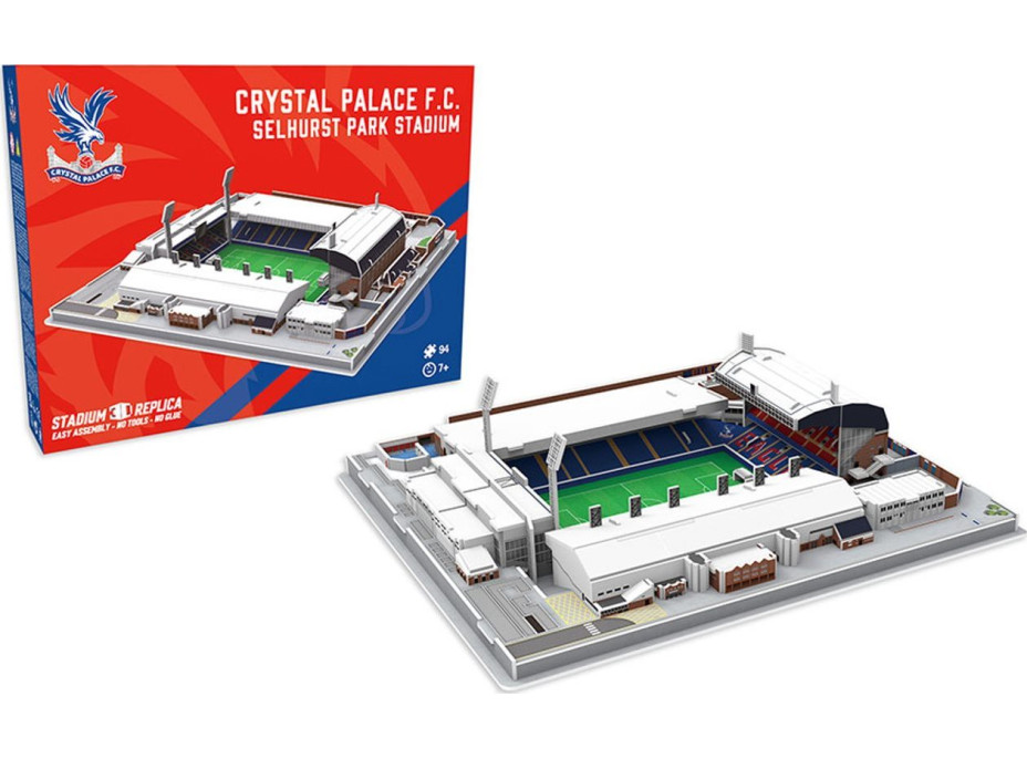 ŠTÁDIUM 3D REPLICA 3D puzzle Štadión Selhurst Park - Crystal Palace 94 dielikov