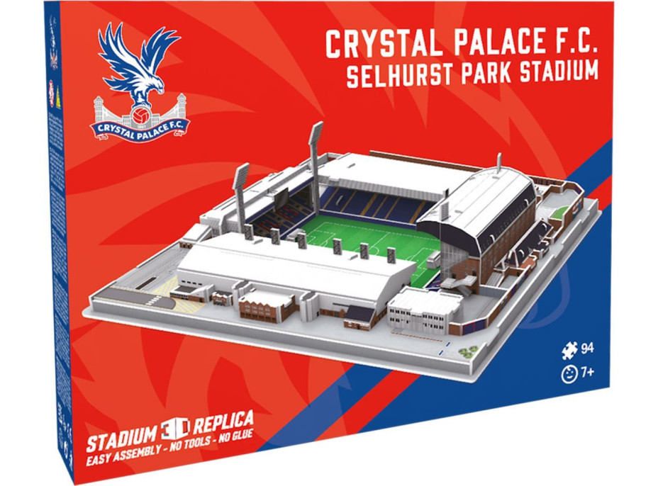 ŠTÁDIUM 3D REPLICA 3D puzzle Štadión Selhurst Park - Crystal Palace 94 dielikov