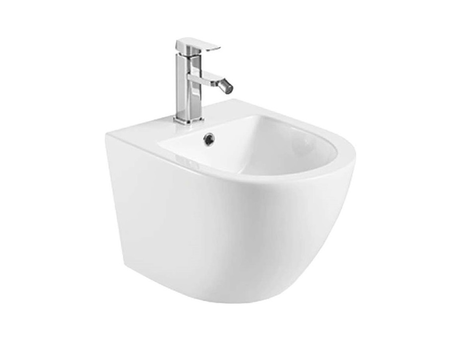 Bidet závesný kapotovaný - 49,5x36,5x33 cm - biely